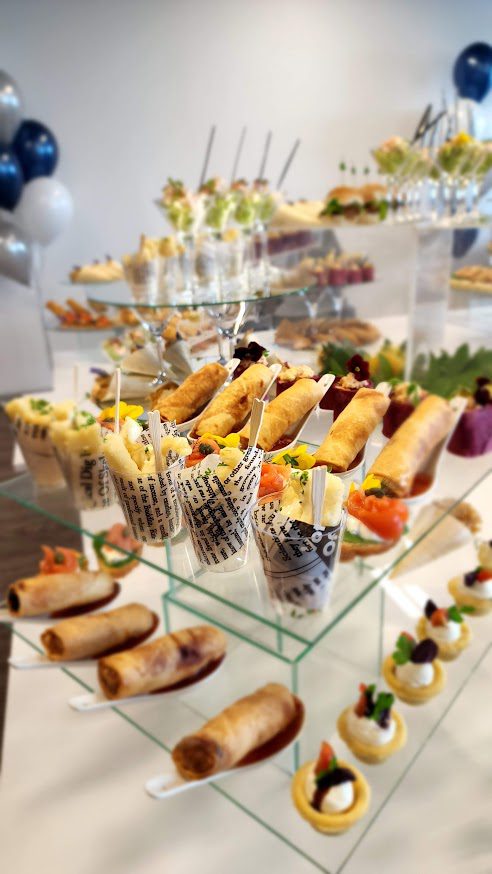 Tiered Canape Display